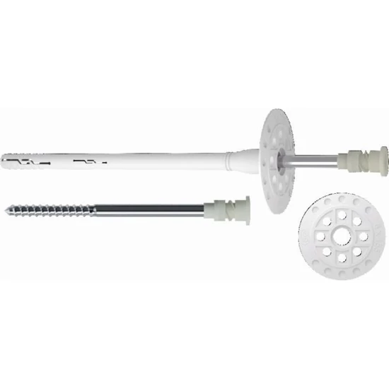 Stalco műanyag szigetelés rögzítő fém csavarral 8x175mm 200 db/csomag