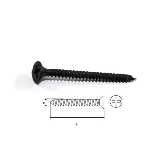 Stalco gipszkarton csavar fémhez 3,5x45mm
