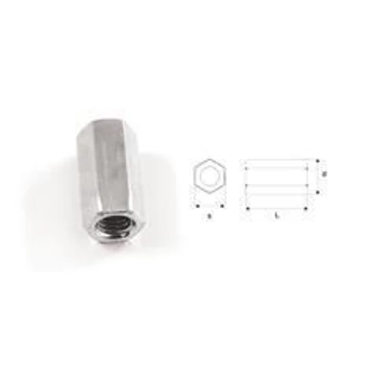Stalco menetes szár toldó M8x25mm 50db/doboz