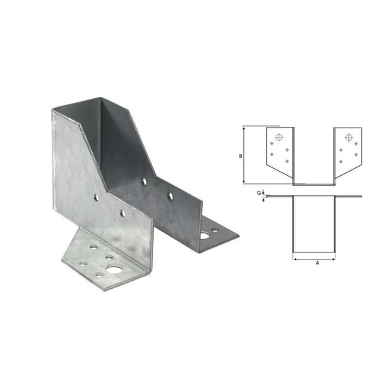 Stalco gerenda papucs WB11, 2mm/100x140mm