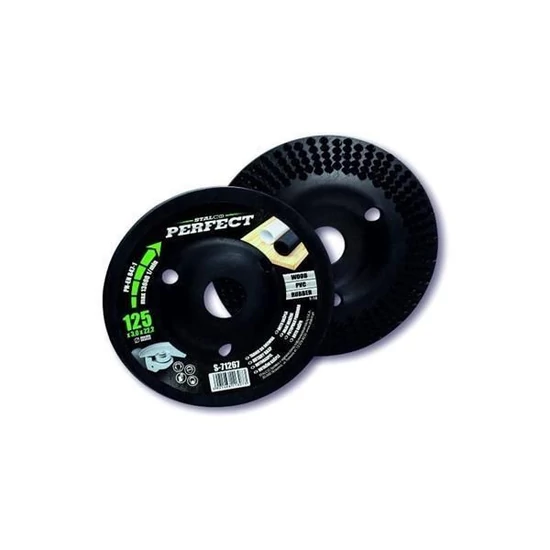 Stalco Perfect ráspoly reszelő tárcsa sürü csiszoló tüske 125x22, 23mm