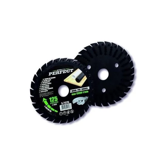Stalco Perfect reszelő fűrész körfűrészlap csiszoló funkcióval 125x22,23mm