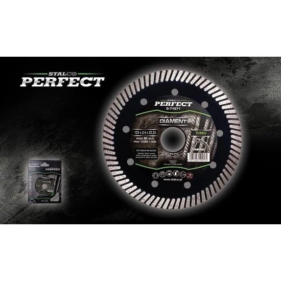 Stalco Perfect gyémántvágókorong tárcsa turbó 180x2,6x22,23mm