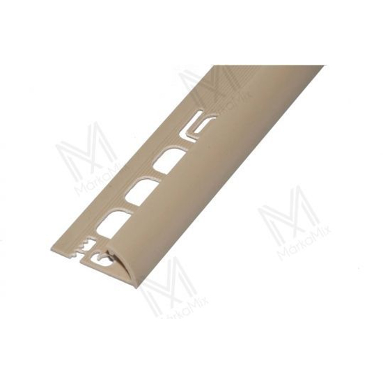 Salag PVC élvédő íves 8mm világos beige 2,5fm