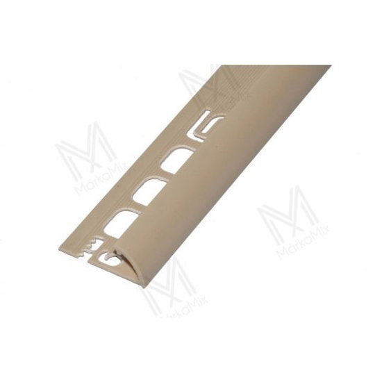 Salag PVC élvédő íves 9/10mm világos beige 2,5fm