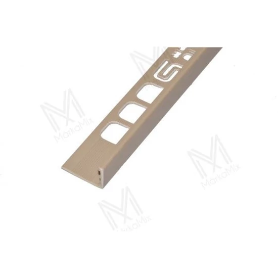 Salag PVC élvédő L profil 10,5mm világos beige 2,5fm