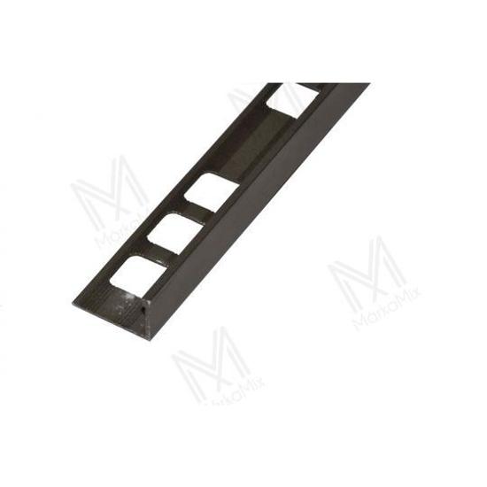 Salag aluminium élvédő L profil 8mm eloxált titán/pezsgő 2,5m