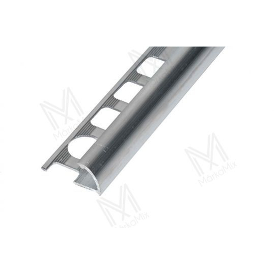 Salag aluminium élvédő íves 8mm natúr 2,5m