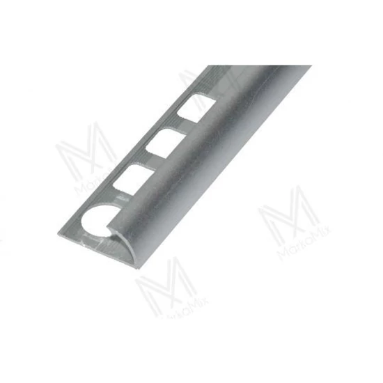 Salag aluminium élvédő íves 8mm eloxált ezüst 2,5m
