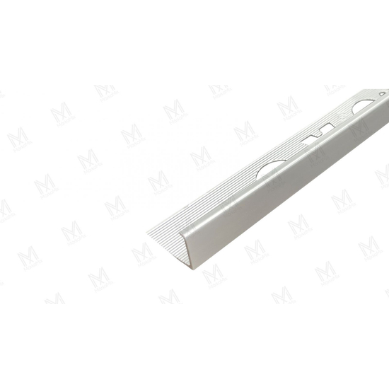 Aluminium élvédő L profil 10mm natúr 2,5m (Salag)
