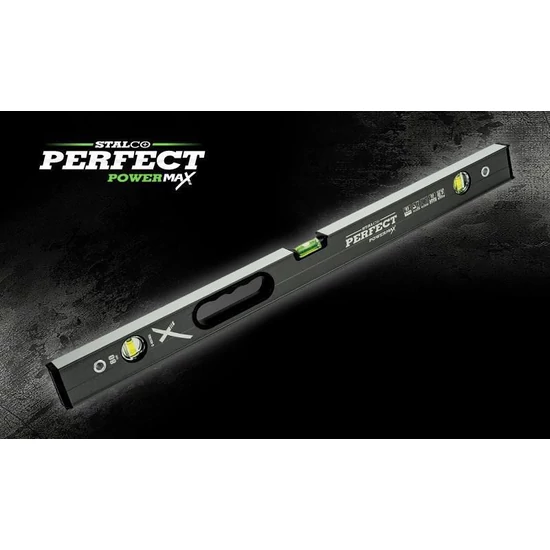 Stalco Perfect Powermax aluminium vízmérték szürke 200cm