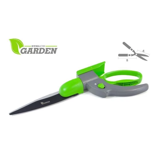 Stalco Garden fűnyíró olló 360 fokos fejjel