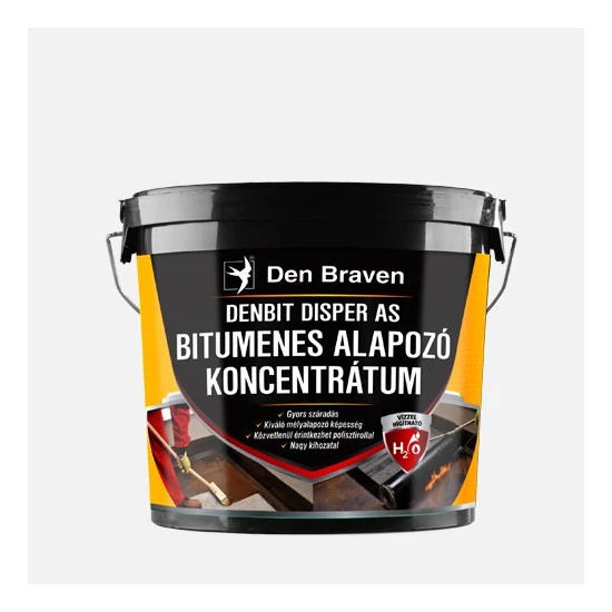 Den Braven DenBit Disper AS bitumenes alapozó koncentrátum (oldószermentes) 5kg