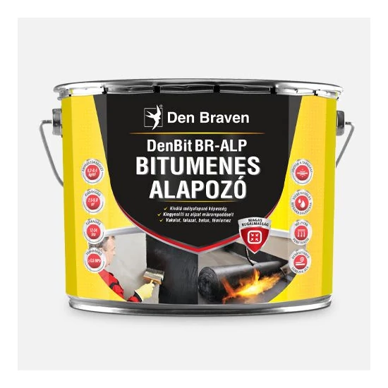 Den Braven DenBit BR-ALP Bitumenes alapozó (oldószeres) 9kg