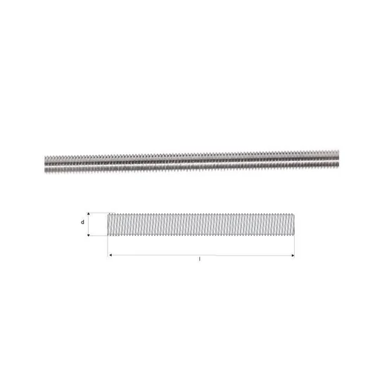 Stalco menetes szár M8x2000mm