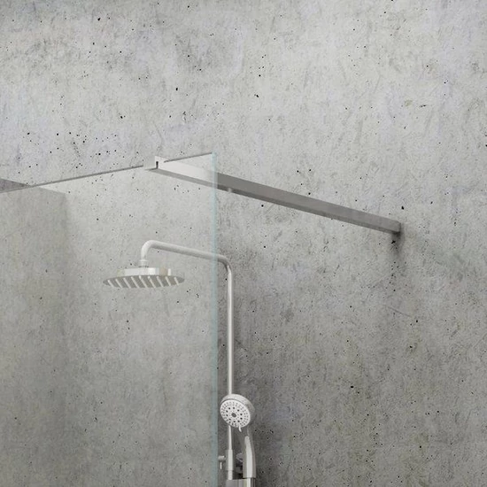 Ravak W Set-Uni Wall, Free, Corner króm üvegfal merevítő