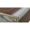 Profilplast furatos lépcsőélvédő, alu 45x23 mm, eloxált matt ezüst 2,7fm
