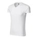 Malfini Slim Fit V-neck férfi póló fehér S