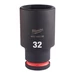 Milwaukee gépi dugókulcs, hosszú 1/2"-32mm - 1db