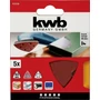 KWB tépőzáras delta csiszolólap 93 mm  G180 5 db