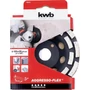 KWB Profi gyémánt szegmentált csiszolótányér 125x22,23x5,0 x 8,0 mm