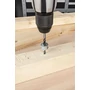 Wolfcraft Tiplizőfúró mélységhatárolóval 8mm