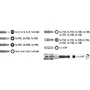 KWB Standard 32db-os bit készlet ipari acélból