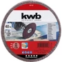 KWB Profi papír csiszolókorong fémhez és fához 40db 125mm 12xG50, 16xG80, 12xG120