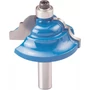 KWB Profi csapágyas "gyöngyfúró" holker profil felsőmaró kés 8x28,1mm R=6,35